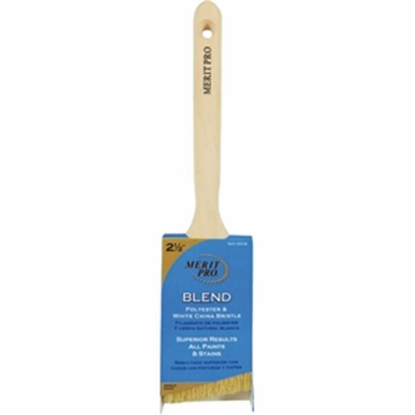 Gourmetgalley 39 2.5 in. White China Bristle Polyester Angle Sash Brush - White - 2.5 in. GO3579291